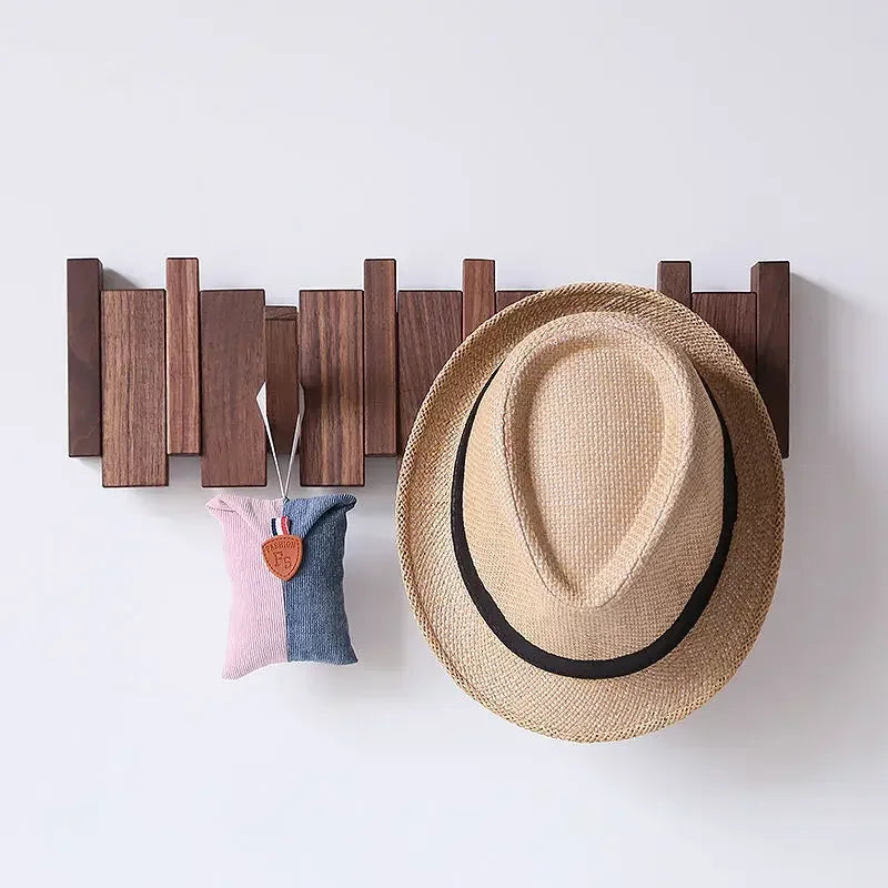 Walnut Key Coat Rack